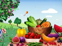 Les fruits et légumes d'août