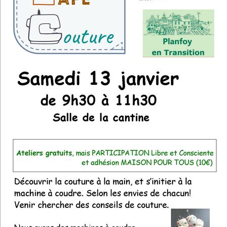 Café Couture du 13 janvier