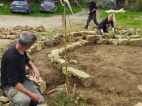 Chantier participatif Jardins Mandala et Aromatique