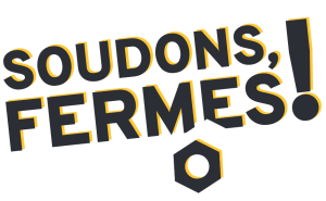 Logo Soudons, Fermes!