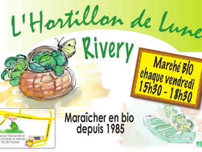 L'hortillon de Lune Remet en route son site internet (et son panneau publicitaire)